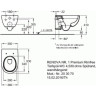 Комплект инсталляции GEBERIT DUOFIX 458.128.21.1 с клавишей смыва DELTA51 хром подвесным унитазом RENOVA PREMIUM безободковый 203070000 и крышкой-сиденьем микролифт RENOVA 573025000 458.128.21.1-20307