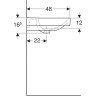 Комплект мебели GEBERIT SMYLE 529.352.00.6 60 см белый
