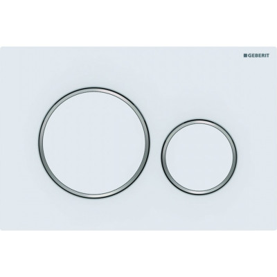 Смывная клавиша GEBERIT SIGMA 20 115.882.JT.1 не остаются отпечатки пальцев