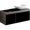 Тумба для комплекта GEBERIT CITTERIO 500.565.JJ.1 118 см темный дуб черный