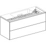 Тумба для комплекта GEBERIT ONE 500.386.00.1 105 см черный орех